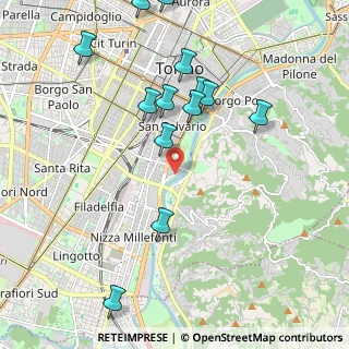 Mappa Corso Galileo Galilei, 10126 Torino TO, Italia (2.27923)