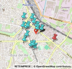 Mappa Via Trieste, 29122 Piacenza PC, Italia (0.2855)