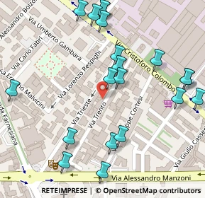 Mappa Via Trento, 29122 Piacenza PC, Italia (0.151)