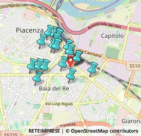 Mappa Via Trento, 29122 Piacenza PC, Italia (0.6455)