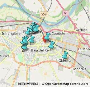 Mappa Via Trento, 29122 Piacenza PC, Italia (1.48176)