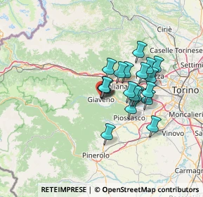 Mappa Piazza Giovanni XXIII Papa, 10094 Giaveno TO, Italia (10.19)