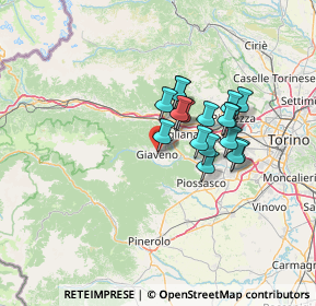 Mappa Piazza Giovanni XXIII Papa, 10094 Giaveno TO, Italia (10.14588)