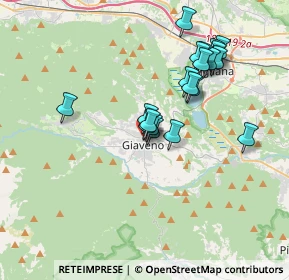 Mappa Piazza Giovanni XXIII Papa, 10094 Giaveno TO, Italia (3.286)