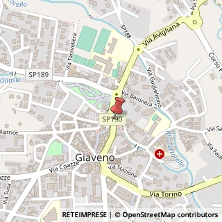 Mappa Via Roma, 62, 10094 Giaveno, Torino (Piemonte)