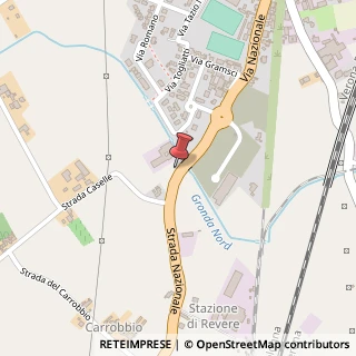 Mappa Strada Nazionale, 55, 46036 Revere, Mantova (Lombardia)