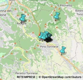 Mappa Via dei Colli, 10025 Pino Torinese TO, Italia (0.8075)