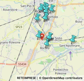 Mappa Viale Primo Maggio, 45100 Rovigo RO, Italia (1.79)