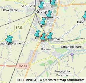 Mappa Viale Primo Maggio, 45100 Rovigo RO, Italia (2.26909)