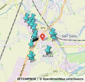 Mappa Viale Primo Maggio, 45100 Rovigo RO, Italia (0.6585)