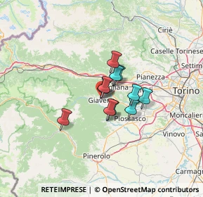 Mappa Via Francesco Marchini, 10094 Giaveno TO, Italia (7.49091)