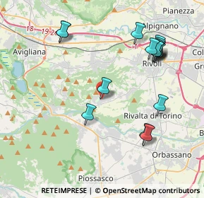 Mappa Vicolo Pila, 10090 Villarbasse TO, Italia (4.435)