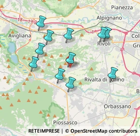 Mappa Via Maria Vittone, 10090 Villarbasse TO, Italia (3.54273)