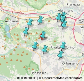 Mappa Via Maria Vittone, 10090 Villarbasse TO, Italia (3.62462)