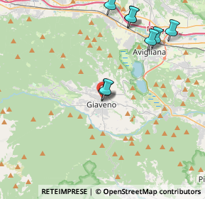 Mappa Piazza Colombatti, 10094 Giaveno TO, Italia (6.02692)