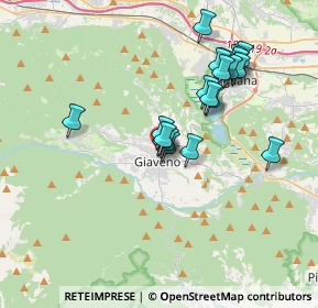 Mappa Piazza Colombatti, 10094 Giaveno TO, Italia (3.2555)