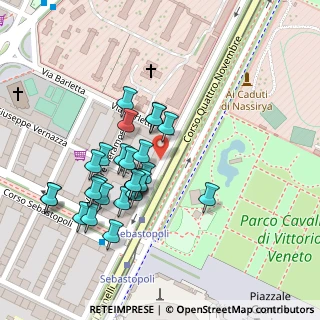 Mappa Corso IV Novembre, 10136 Torino TO, Italia (0.1037)