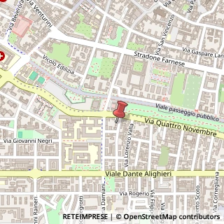 Mappa Via Oddi Giuseppe Ricci, 5, 29122 Piacenza, Piacenza (Emilia Romagna)