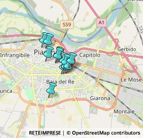 Mappa Via Cristoforo Colombo, 29122 Piacenza PC, Italia (0.97231)