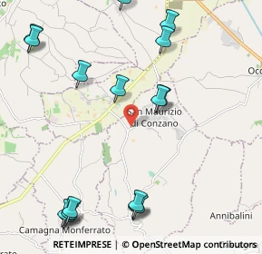 Mappa SP 67, 15030 San Maurizio , Italia (3.026)