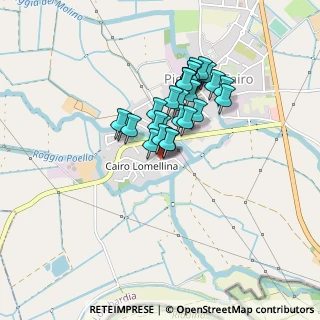 Mappa Via Guasca, 27037 Pieve del Cairo PV, Italia (0.31071)