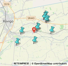 Mappa Via Vincenzo Bellini, 45010 Rovigo RO, Italia (3.15636)