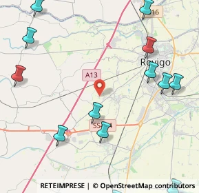 Mappa Via Massin, 45100 Grignano Polesine RO, Italia (6.26214)