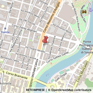 Mappa Corso Massimo d'Azeglio, 43, 10126 Torino, Torino (Piemonte)
