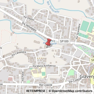 Mappa Via Suor L. Versino, 7, 10094 Giaveno, Torino (Piemonte)