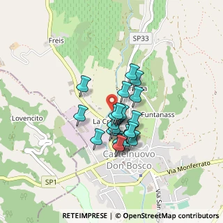 Mappa Via Albugnano, 14022 Castelnuovo Don Bosco AT, Italia (0.29583)