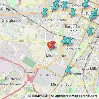 Mappa Via Alessandro Volta, 10095 Gerbido TO, Italia (3.03385)