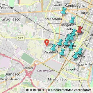 Mappa Via Alessandro Volta, 10095 Gerbido TO, Italia (2.26467)