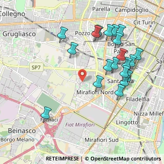 Mappa Via Alessandro Volta, 10095 Gerbido TO, Italia (2.205)