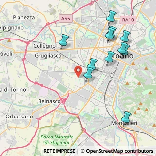 Mappa Via Alessandro Volta, 10095 Gerbido TO, Italia (4.57818)
