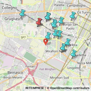 Mappa Via Moncalieri, 10095 Gerbido TO, Italia (1.98125)
