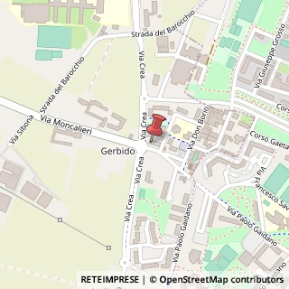 Mappa Via Moncalieri, 45, 10095 Grugliasco, Torino (Piemonte)