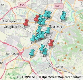 Mappa Via Fieramosca Ettore, 10136 Torino TO, Italia (2.72526)