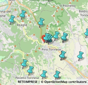 Mappa SR10, 10025 Pino torinese TO, Italia (2.238)