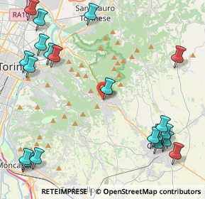 Mappa SR10, 10025 Pino torinese TO, Italia (5.984)