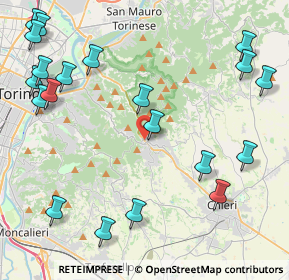 Mappa SR10, 10025 Pino torinese TO, Italia (5.6005)