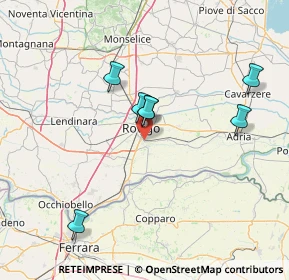Mappa Viale delle Industrie, 45100 Rovigo RO, Italia (34.5285)