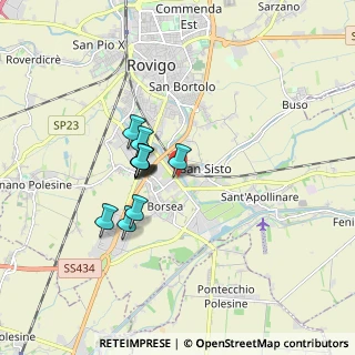 Mappa Viale delle Industrie, 45100 Rovigo RO, Italia (1.24818)