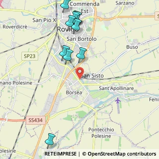 Mappa Viale delle Industrie, 45100 Rovigo RO, Italia (2.53636)
