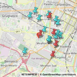 Mappa Via Don Borio, 10095 Grugliasco TO, Italia (1.911)