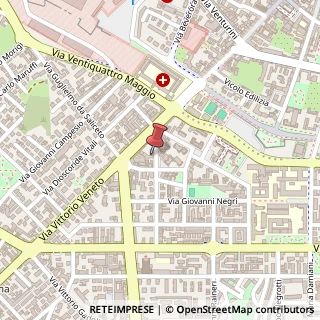 Mappa Via Campo Sportivo Vecchio, 15, 29122 Piacenza, Piacenza (Emilia Romagna)