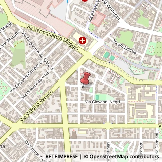 Mappa Via Campo Sportivo Vecchio, 16, 29122 Piacenza, Piacenza (Emilia Romagna)