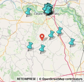 Mappa SP 45, 15030 Conzano AL, Italia (9.061)