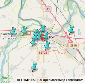 Mappa Via Aurelio Nicolodi, 29122 Piacenza PC, Italia (2.73636)