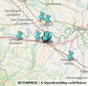 Mappa Via Aurelio Nicolodi, 29122 Piacenza PC, Italia (7.28727)