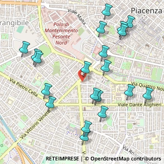 Mappa Piazzale Medaglie D'Oro, 29122 Piacenza PC, Italia (0.6125)